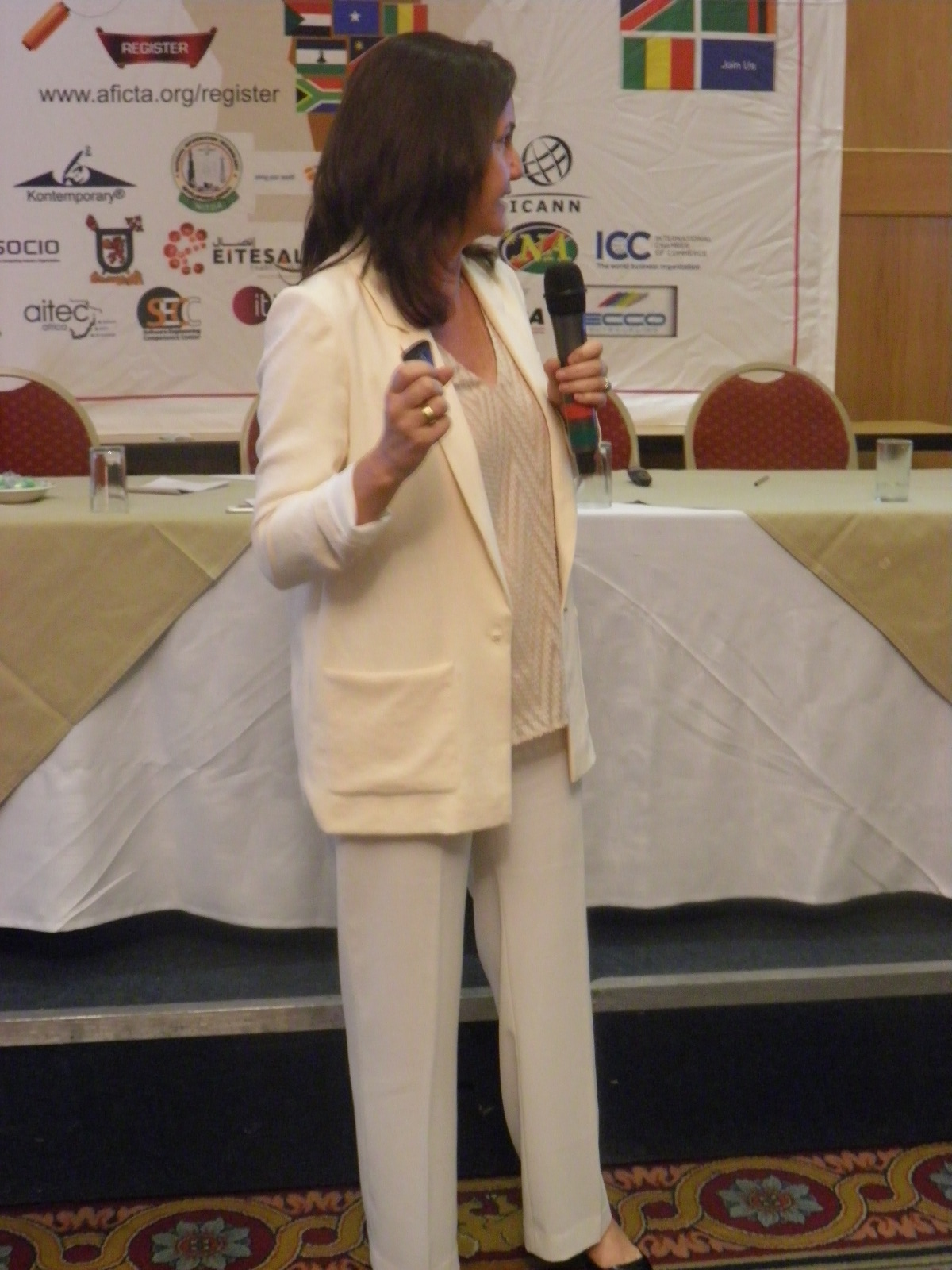 Pastora Valero (Dimension Data) During her Presentation