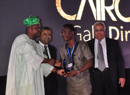 Chris Uwaje receives Africa ICT Champion Award 2014Chris Uwaje receives Africa ICT Champion Award 2014