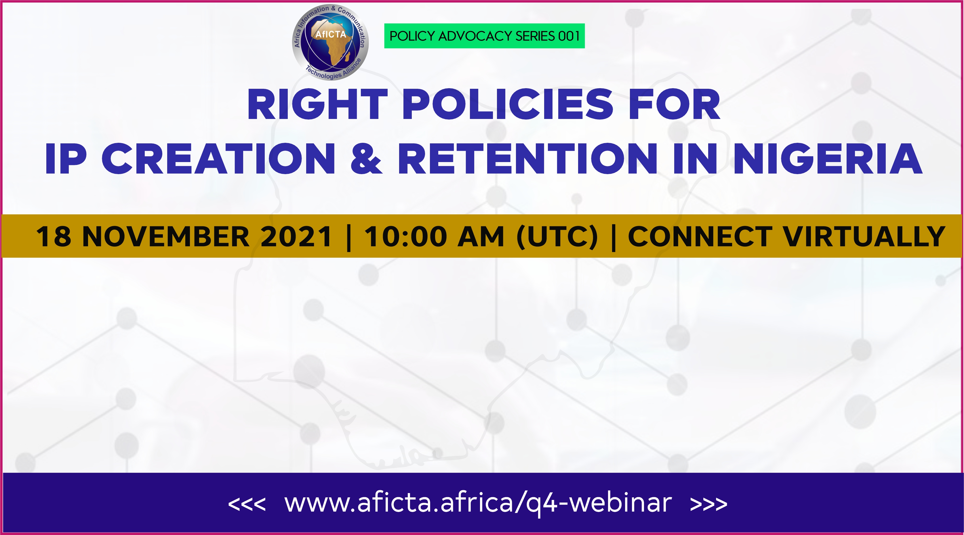 1st AfICTA Nigeria Webinar